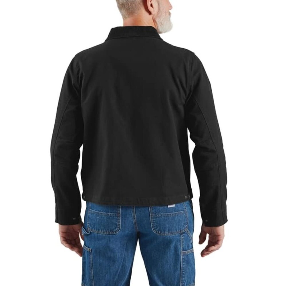 Carhartt Men's Rugged Flex Relaxed Fit Duck Detroit Jacket | Black | 3XL OJ6234 - Picture 11 of 11